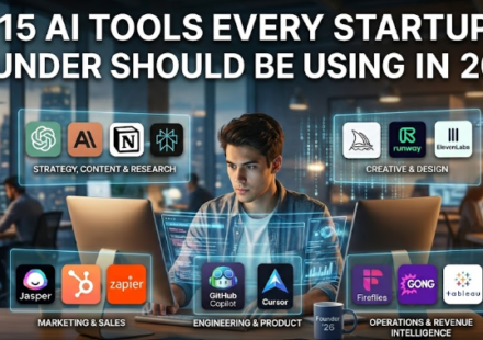 15 AI Tools Every Startup Founder Should Be Using in 2026