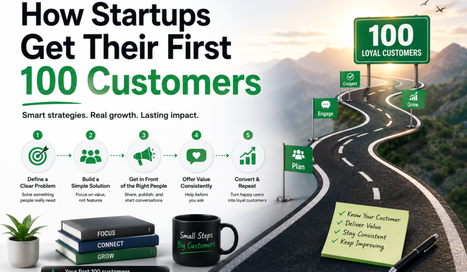 How Startups Get Their First 100 Customers