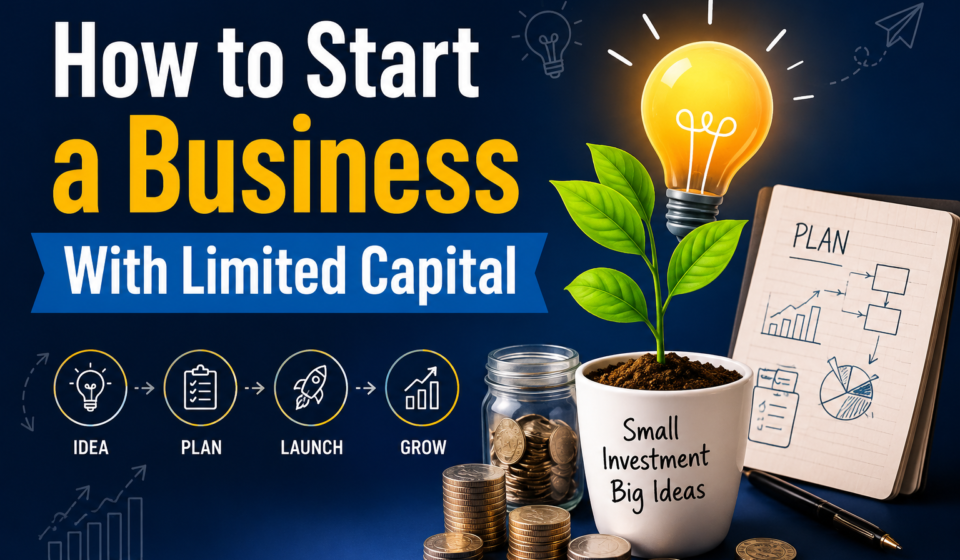 How to Start a Business With Limited Capital
