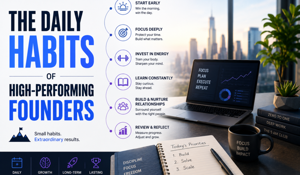 The Daily Habits of High-Performing Founders
